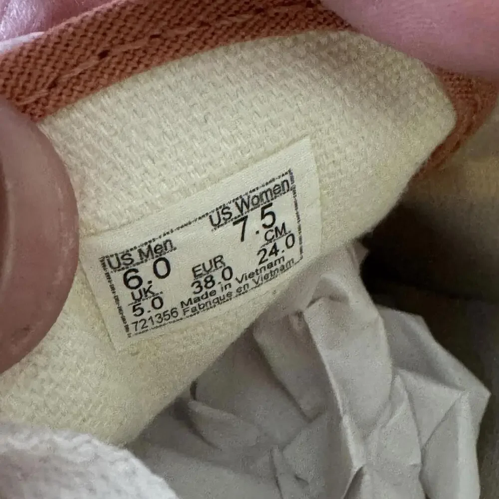 Vans Authentic Platform Sneakers Tan Checker Pixel Low Top Womens 7.5 Stacked - Picture 11 of 11